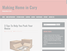 Tablet Screenshot of makingahomeincary.com